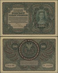 500 marek polskich 23.08.1919, I Serja BR, lewy 