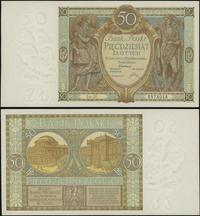 50 złotych 01.09.1929, Seria D I., papier sztywn