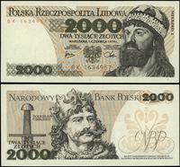 2.000 złotych 1.06.1979, seria BK numeracja 1634