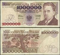 1.000.000 złotych 16.11.1993, seria G numeracja 