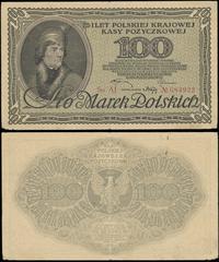100 marek polskich 15.02.1919, Seria AJ, banknot