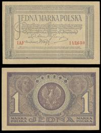 1 marka polska 17.05.1919, Seria IAF, dwa złaman