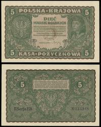5 marek polskich 23.08.1919, II Serja EB, drobny