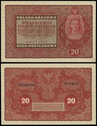 20 marek polskich 23.08.1919, II Serja EA, delik