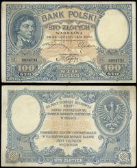 100 złotych 28.02.1919, Seria S.C., złamany w pi