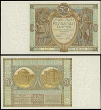 50 złotych 01.09.1929, Seria DI., banknot gięty 