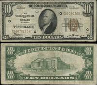 10 dolarów 1929, Seria G 02070265 A, brązowa pie