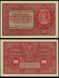 20 marek polskich 23.08.1919, seria II-DK, numer