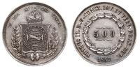 500 reis 1857, srebro ''900'', 23.86 g, bardzo ł