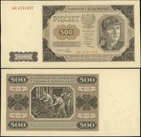 500 złotych 1.07.1948, seria AC numeracja 474149