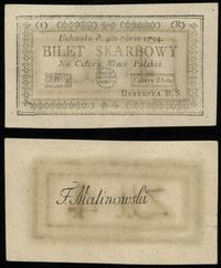 4 złote 04.09.1794, Seria 1R, piękne, Lucow 43r 