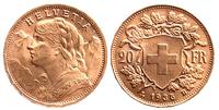 20 franków 1935, złoto 6.44g