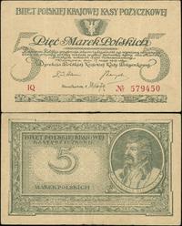 5 marek polskich 17.05.1919, seria IQ numeracja 