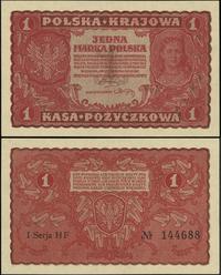 1 marka polska 23.08.1919, I Serja HF numeracja 