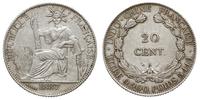 20 centów 1887, Paryż, KM 3