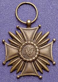 Brązowy Krzyż Zasługi, brąz, 40 mm, brak wstążki