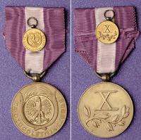 Medal za Długoletnią Służbę (X), brąz, 35 mm, me