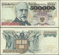 500.000 złotych 16.11.1993, Seria K numeracja 44