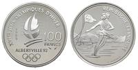 100 franków 1989, Albertville 1992 - łyżwiarstwo