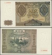 100 złotych 1.08.1941, seria A numeracja 2096082