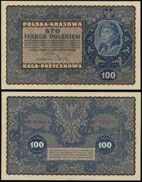 100 marek polskich 23.08.1919, IH seria I numera