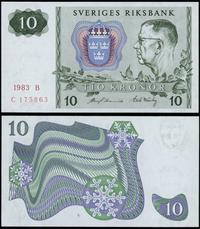 10 kronor 1983 B, Sverige Riksbank, seria C nume
