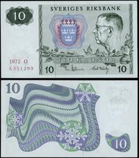 10 kronor 1972 O, Sverige Riksbank, seria A nume