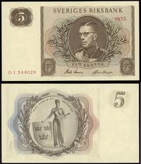 5 kronor 1955, Sverige Riksbank, seria D I numer