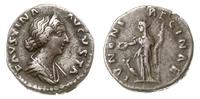 denar 161-175, Rzym, Aw: Popiersie Faustyny w pr