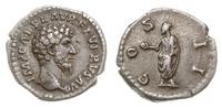 denar 161, Rzym, Aw: Popiersie cezara w prawo, I