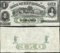 1 dolar 1860, papier blanco (niewypełniony druk)