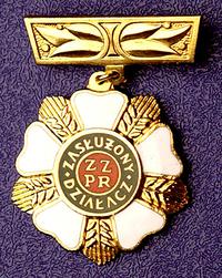Odznaka Zasłużony Działacz Związku Zawodowego Pr