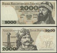 2.000 złotych 1.05.1977, seria A 3011741, Miłcza
