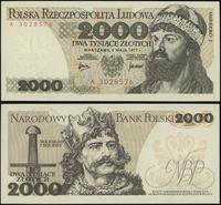 2.000 złotych 1.05.1977, seria A 3028576, Miłcza