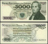 5.000 złotych 1.06.1982, Seria A 0600252, piękne