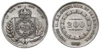 200 reis 1859, srebro "917", 2.51g, KM#469