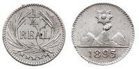 1/4 reala 1895, srebro "900", 11 mm, 0.78g, KM#1