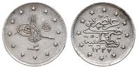 2 kurus 1909 (1327//1 AH), srebro "830", 2.35g, 