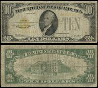 10 dolarów 1928, Seria A 07680108 A, żółta piecz