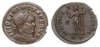 follis AE-20 317-318, Ticinum (Pawia), Aw: Popie