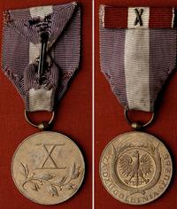 Medal Za długoletnią służbę (X), brąz, 35 mm, me