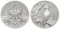 20 złotych 2000, Warszawa, Dudek, moneta w plast