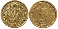100 złotych 1996, Orzeł bielik, złoto 7.84g