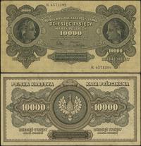 10.000 marek polskich 11.03.1922, seria K 457139