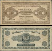 100.000 marek polskich 30.08.1923, seria A 36932