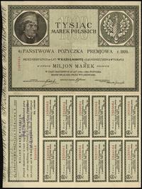 4% Państwowa Pożyczka Premjowa r. 1920, obligacj