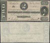 2 dolary 17.02.1864, wyśmienity stan zachowania,