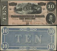 10 dolarów 17.02.1864, wyśmienicie zachownane, r