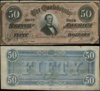 50 dolarów 17.02.1864, rzadkie, Confederate Note