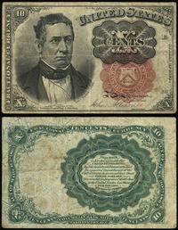 10 centów 1874, czerwony stempel, Friedberg 1265